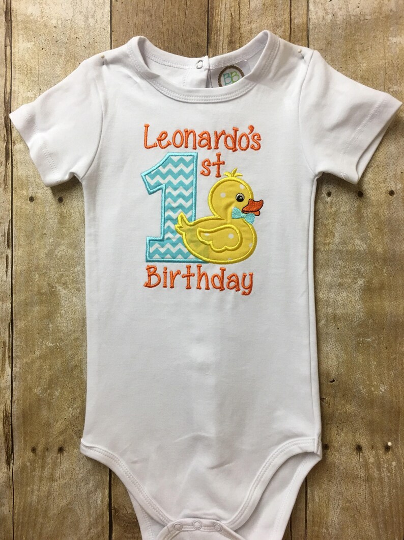 1st birthday bodysuit boy