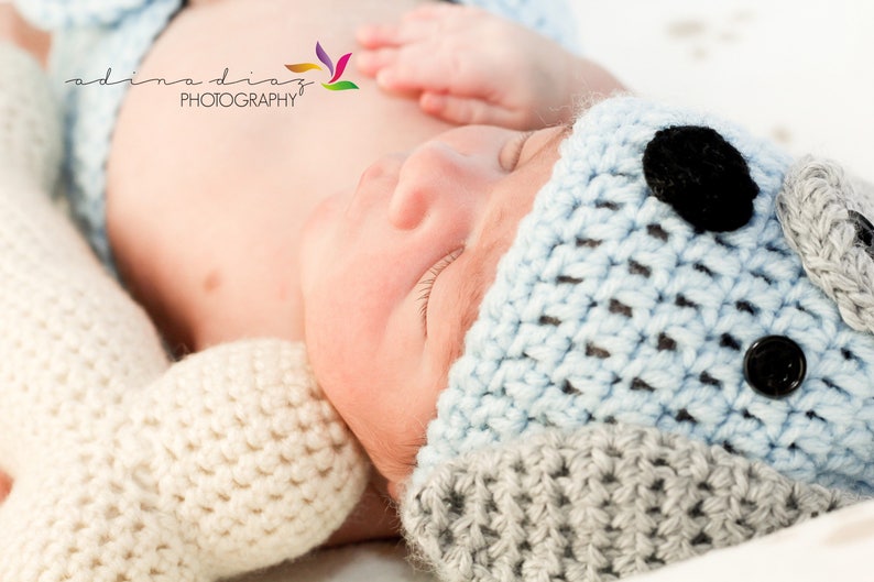 Newborn Puppy Outfit Baby Puppy Photo Prop Newborn Puppy Etsy