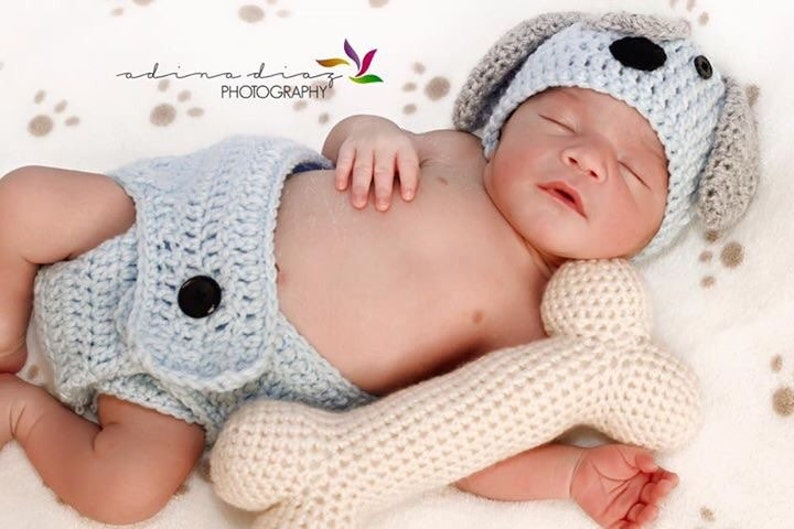 Newborn Puppy Outfit Baby Puppy Photo Prop Newborn Puppy Etsy