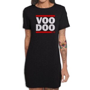 Voodoo Ray Women's Acid House T-Shirt Dress - Old Skool Rave Techno DJ Festival EDM Dance Music Fashion