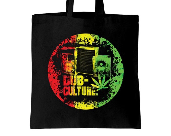 Dub Culture Reggae Cotton Tote Shopping Bag