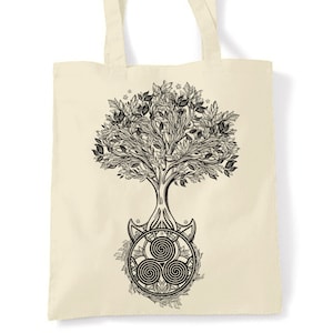 Tribal Hamsa Hand Of Fatima Tattoo Large Print Tote Shoulder Shopping Bag