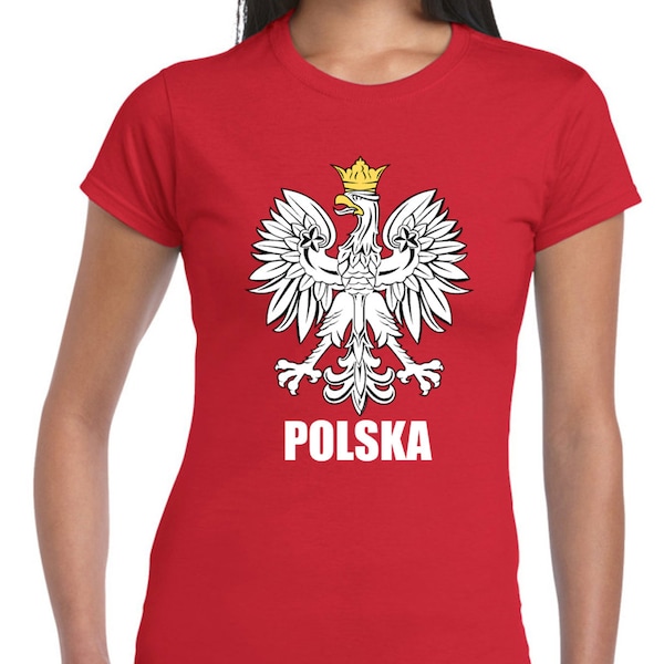 Polish Eagle Polska Flag Women's T-Shirt