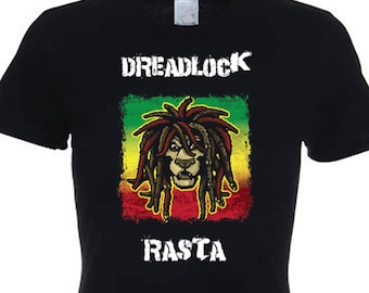 Bob Marley Rasta Festival Jah is Mighty Lion of Judah Reggae T-shirt Dress