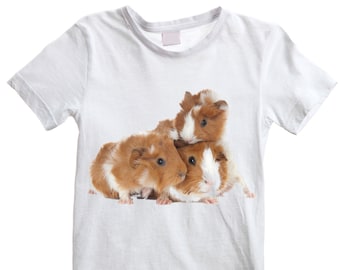Guinea Pig Family Unisex Childrens T-Shirt