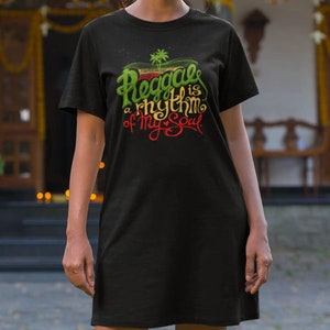 Reggae Rhythm of My Soul T-shirtjurk - Rasta Jamaica Rastafarian Festival