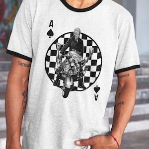 Ace Face Ringer T-Shirt - Quadrophenia Sting Ska Mod T Shirt