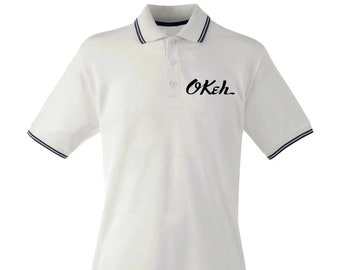 Okeh Records Tipped Polo T-Shirt