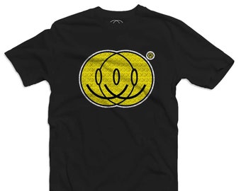 Double Good Garments Smiler Logo Acid House Smiley T Shirt
