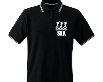 Ska Dancers Men's Tipped Ska Polo Shirt
