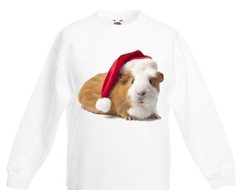 Santa Claus Cavia Kinder Unisex Kerst trui