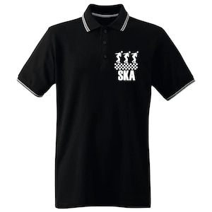Ska Dancers Men&#39;s Tipped Ska Polo Shirt
