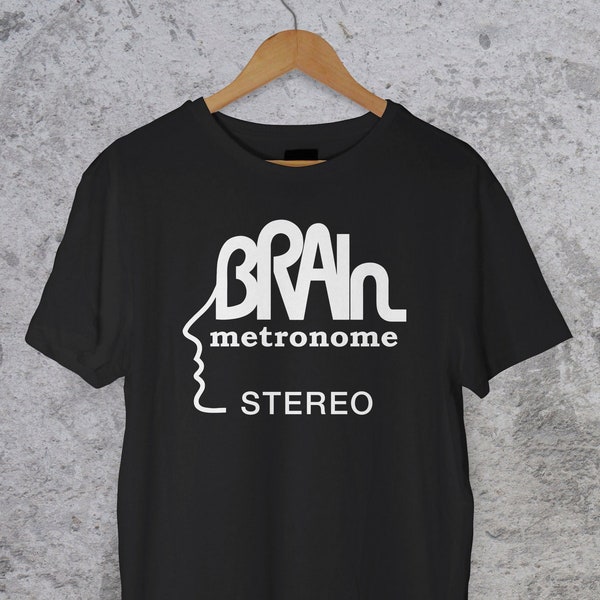 Brain Records Mens T Shirt - Krautrock Neu! Cluster Guru Guru Can