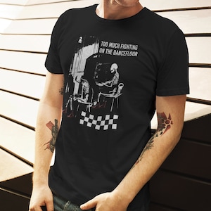 Ghost Town Too Much Fighting on the Dancefloor The Specials Men&#39;s Ska T-Shirt