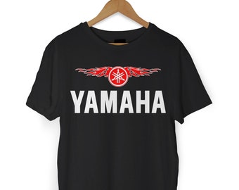 Yamaha Logo Camiseta de hombre - Racing Biker Moto Moto Cafe Racer Bike