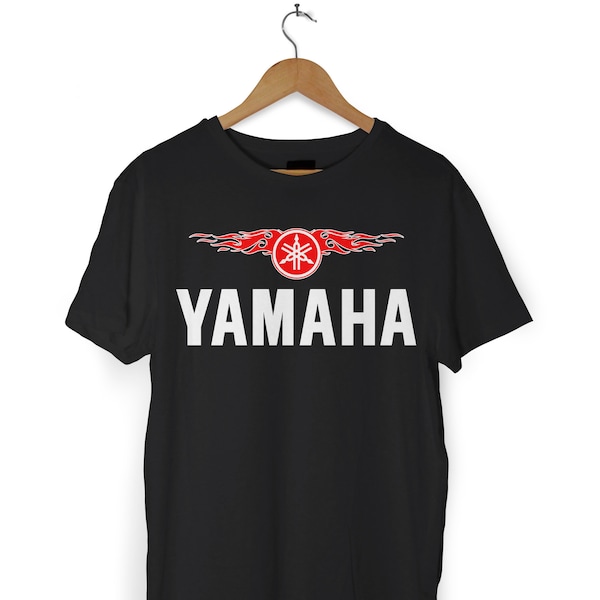 Yamaha Logo Men's T Shirt - Racing Biker Motorbike Motorcycle Cafe Racer Bike