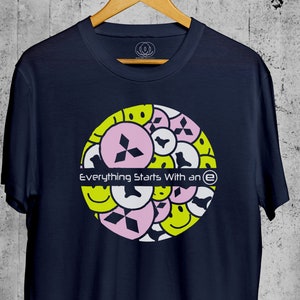 Everything Starts with an E Old Skool Rave T Shirt - Acid House Techno EDM DJ