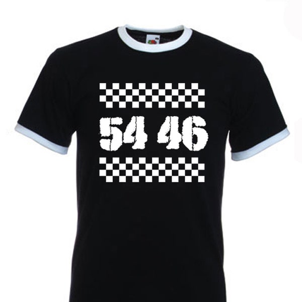 54 46 (Was My Number) Toots & The Maytals Ska Reggae Mod Skinhead Men's Contrast Ringer T-Shirt