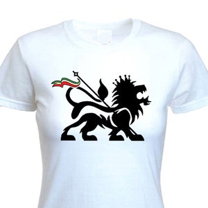 Lion Of Judah Women&#39;s T-Shirt - Jamaica Rastafari Reggae