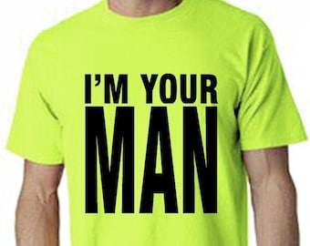 I'm Your Man Men's T-Shirt - 1980s 80s Fancy Dress