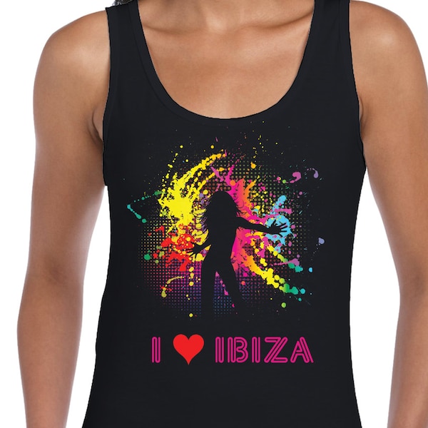 Ibiza Dancer Women's Vest Tank Top - Clubbing Rave Holidays