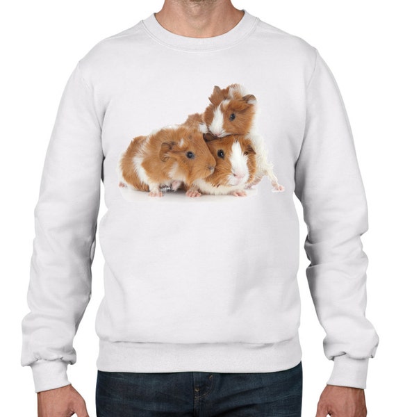 Guinea Pig Family Men's Sweatshirt Jumper Cute Pets Animals Birthday Gifts