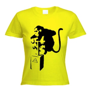 Banksy Detonator Monkey Women&#39;s T-Shirt