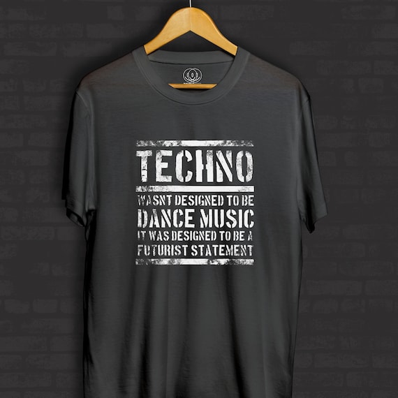 Jeff Mills Futurist Statement Men's Techno T Shirt Acid House Rave DJ EDM