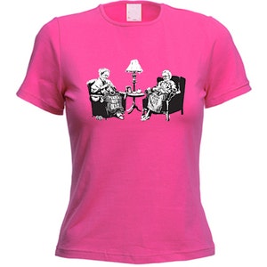 Banksy Punks Not Dead Grannies Women&#39;s T-Shirt