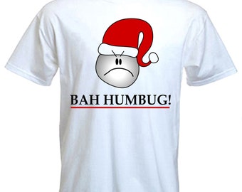 Bah Humug! Scrooge Heren Kerst T-shirt