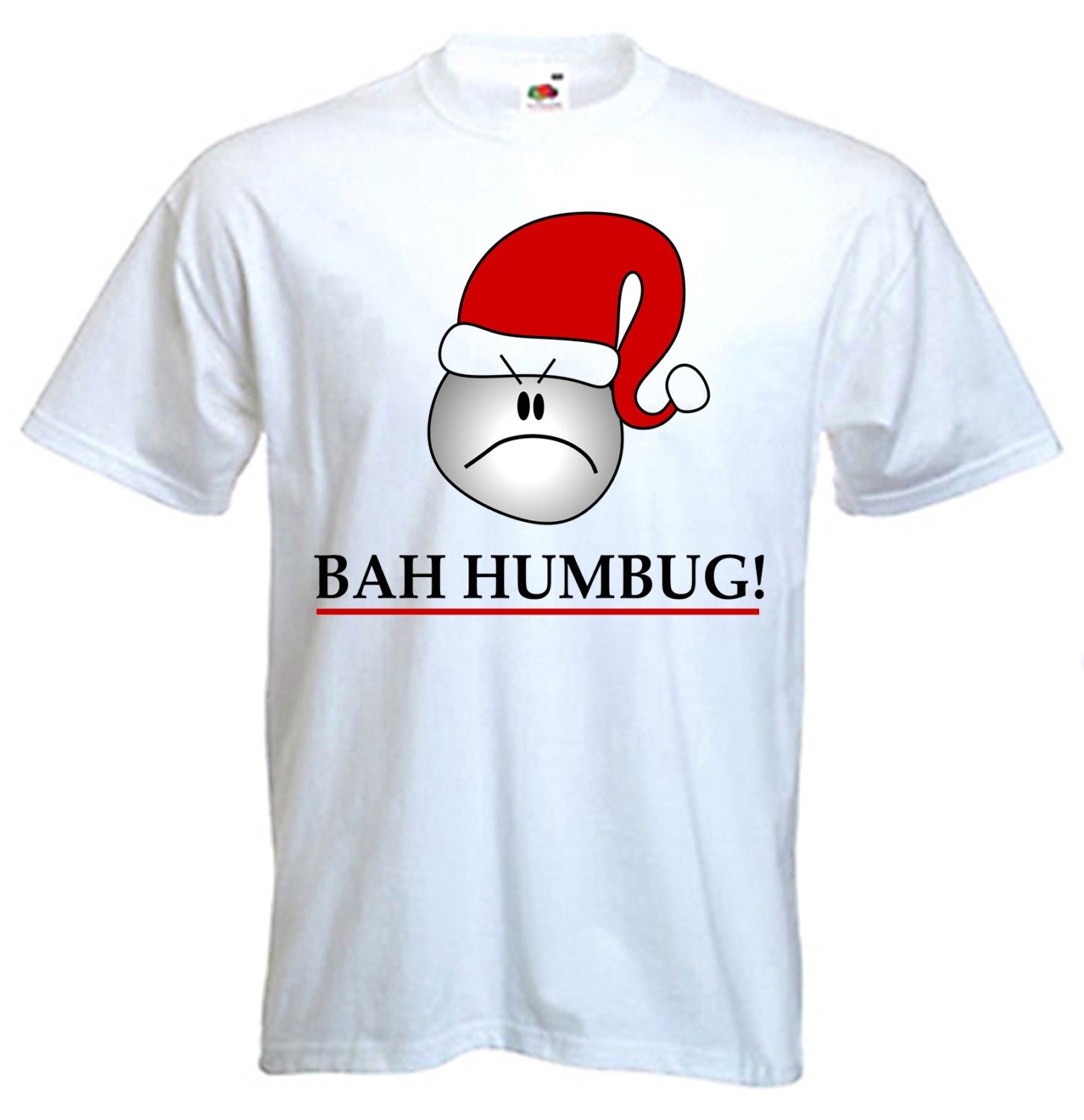 Image of Bah Humug Scrooge Men's Christmas T-Shirt