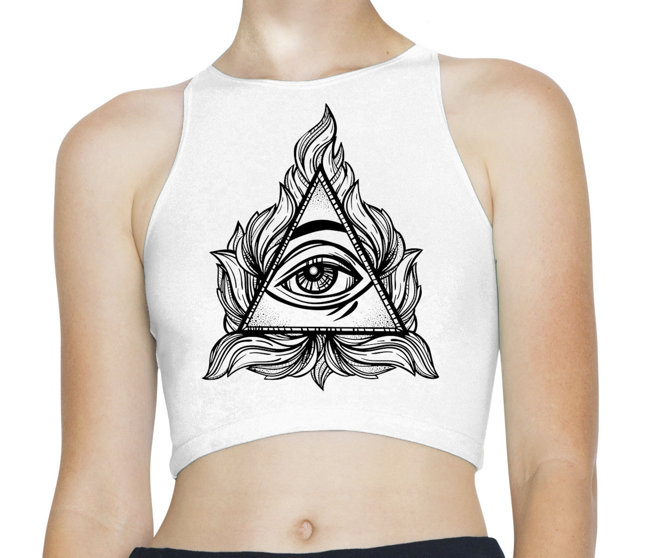 All Seeing Eye Illuminati Tattoo Women's High Neck - Etsy All Seeing Eye Illuminati Tattoo Women's High Neck - Etsy