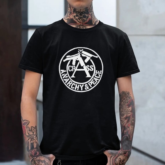 Crass Anarchy & Peace Men's T-shirt - Etsy