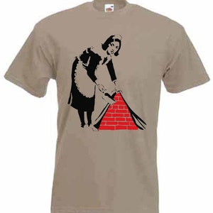 Banksy Maid Mens T-Shirt