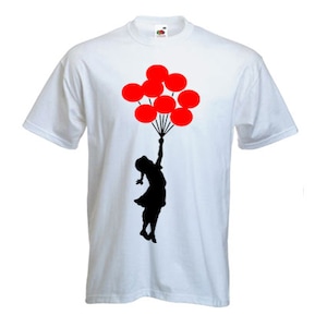 Banksy Balloon Girl Mens T-Shirt