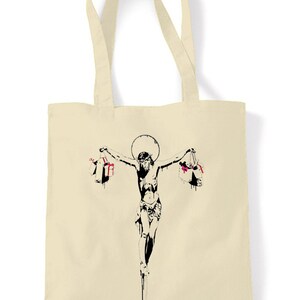Banksy Jesus Shopping Bag