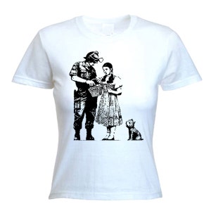 Banksy Stop & Search Women&#39;s T-Shirt