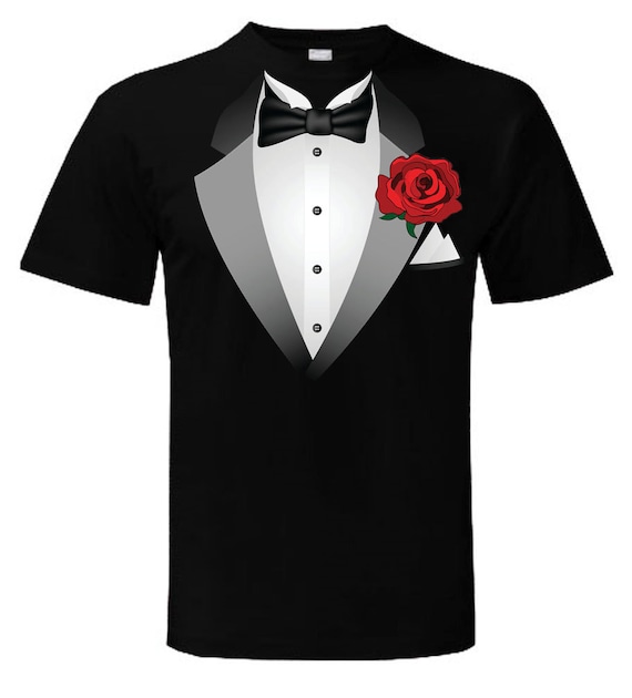 Tuxedo Men's T-Shirt | Etsy