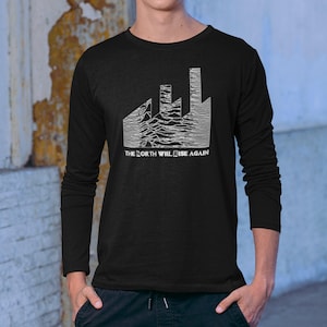 The North Will Rise Again Long Sleeve T-Shirt - Joy Division Factory Records