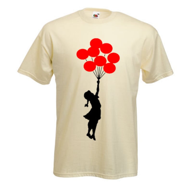Banksy Ballon Mädchen Herren TShirt Etsy.de