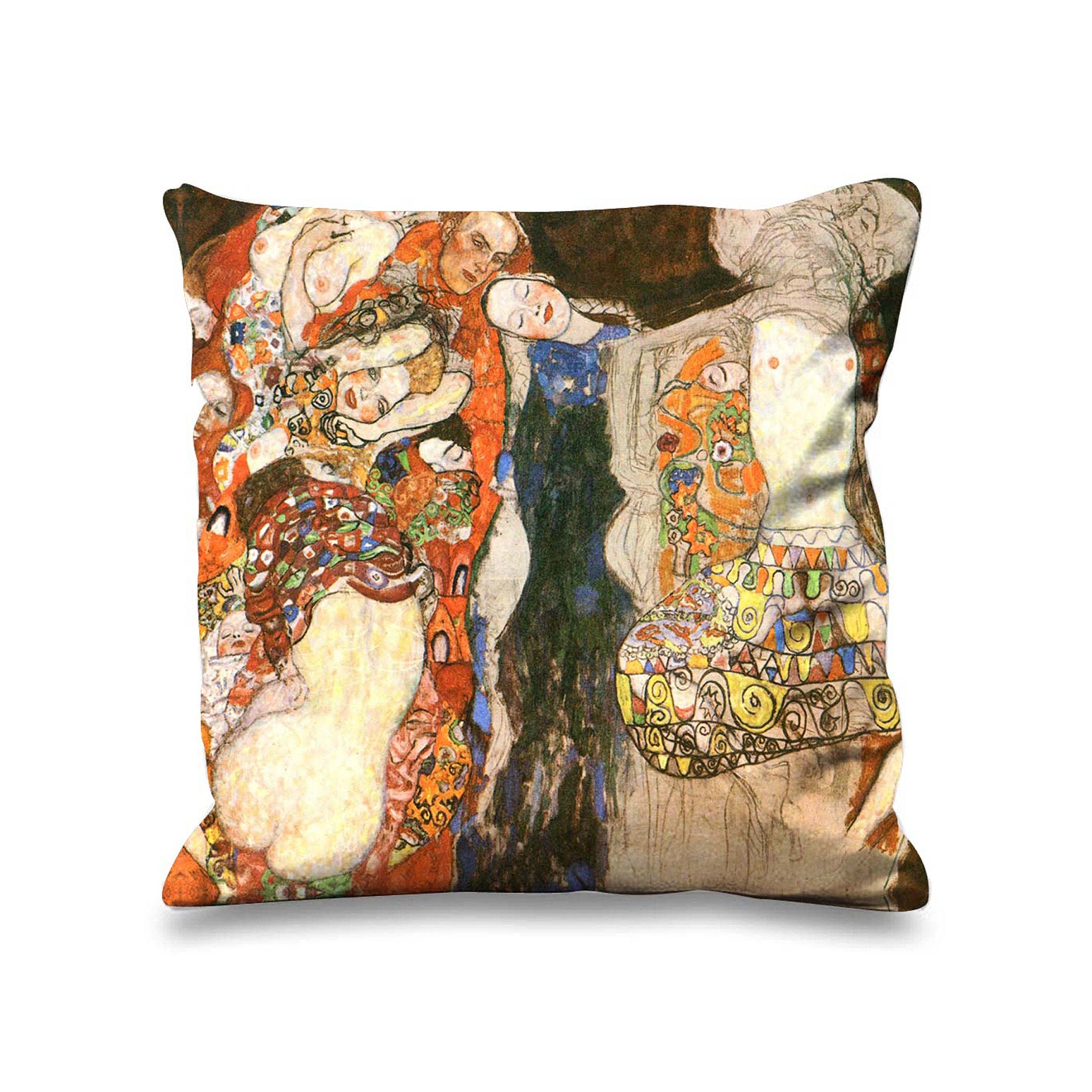Gustav Klimt the Bride Faux Silk 45cm X 45cm Sofa Cushion - Etsy