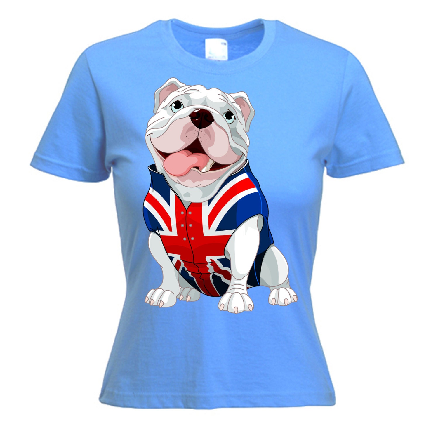 Image of British Bulldog Waistcoat Women's T-Shirt