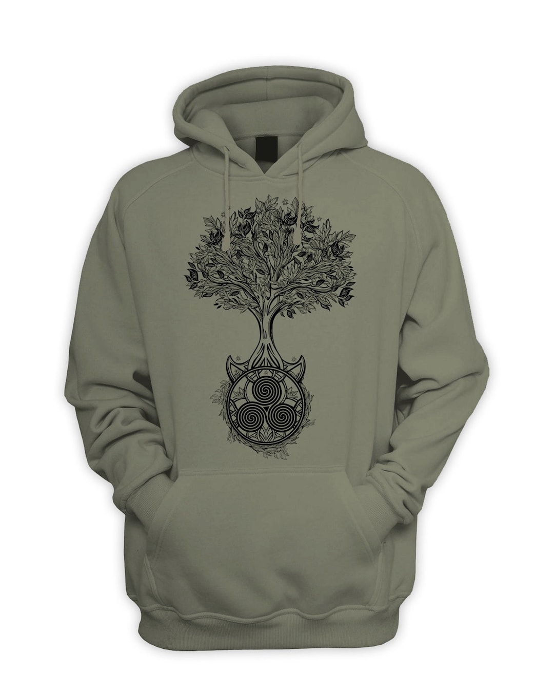 White Spiral of Life Art Sweatshirt main image 0