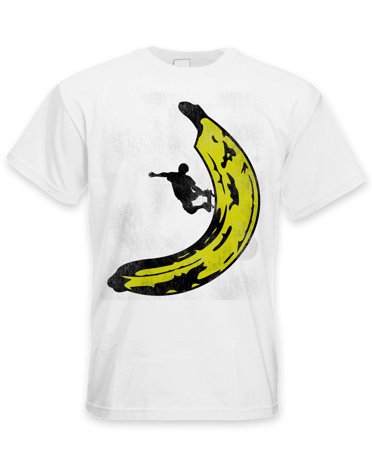Image of Banana Skateboard Mens T-Shirt - Skater Skateboarder Ramp Skating Cool