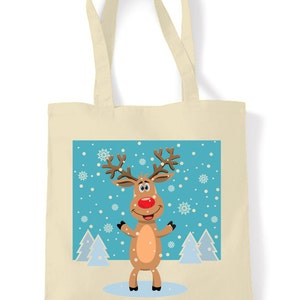 Rudolph The Red Nosed Reindeer Christmas Shoulder Bag