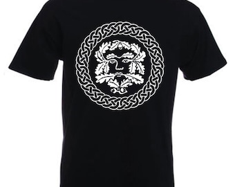 T-shirt green man pagan pour homme