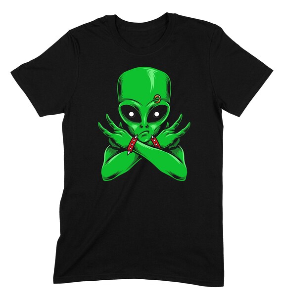 Heavy Metal Alien Cool Alternative Men's T Shirt UK