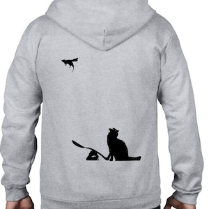 Banksy Cat and Mouse Full Zip Hoodie