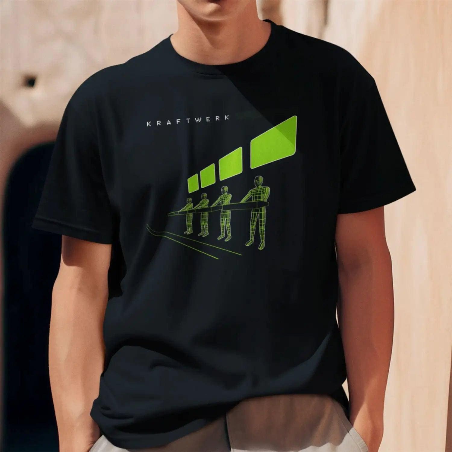 Kraftwerk Remixes T Shirt - Krautrock Electronica Synth Pop Autobahn
