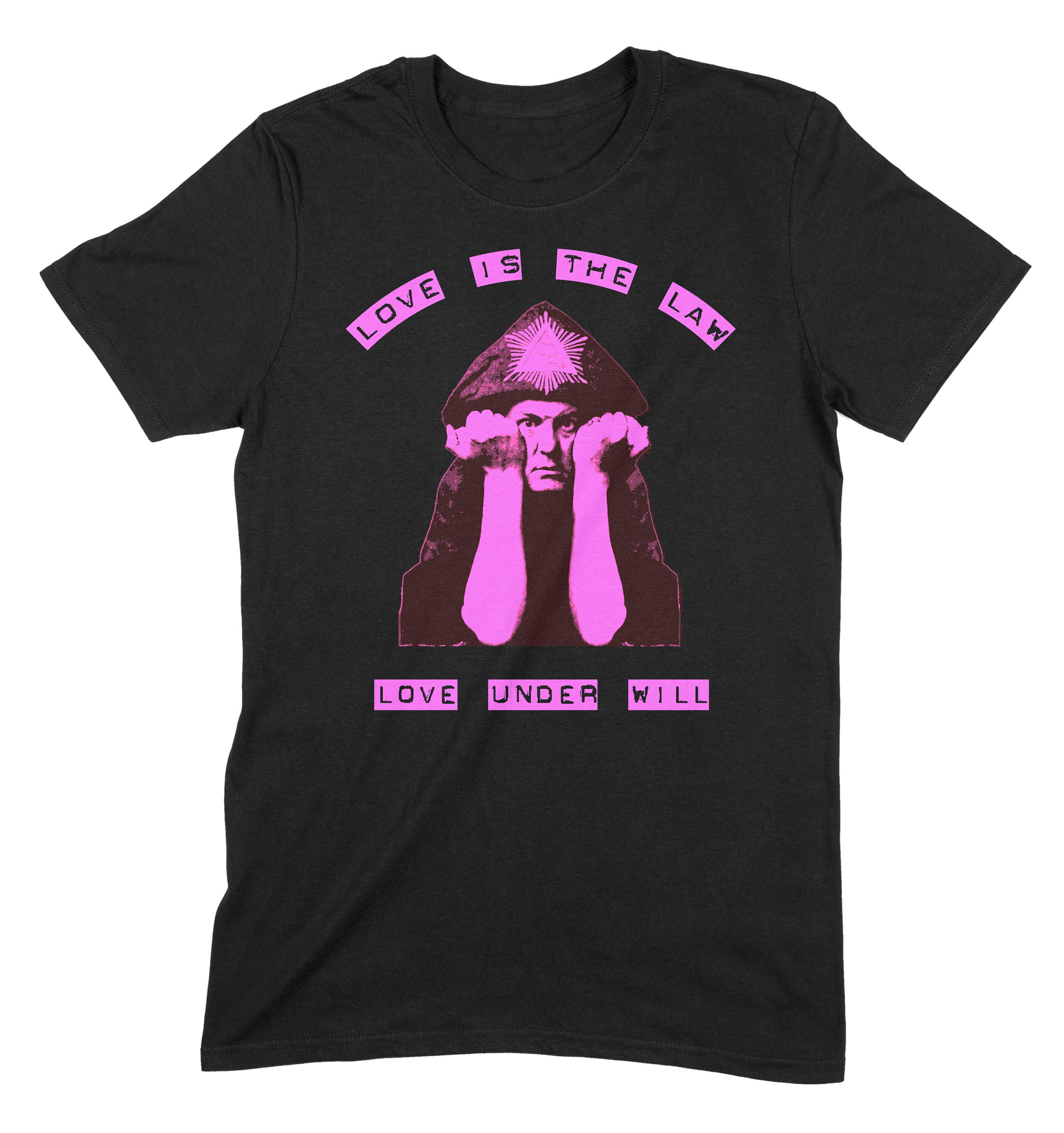 Image of Aleister Crowley Love Is The Law Men's T-Shirt